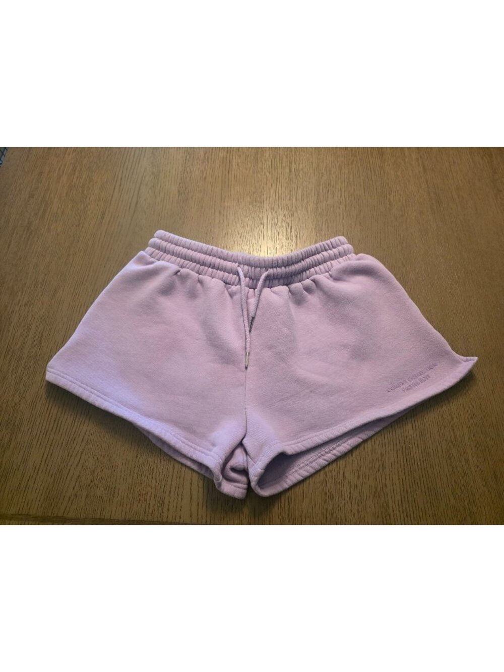 Comfrt Collection Pastel Edition Light Purple Fleece Lounge Shorts L